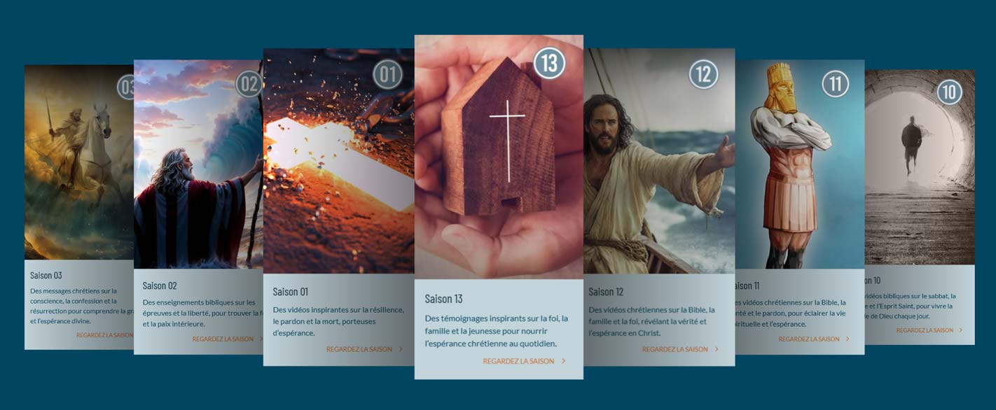 Christian website navigation structure example