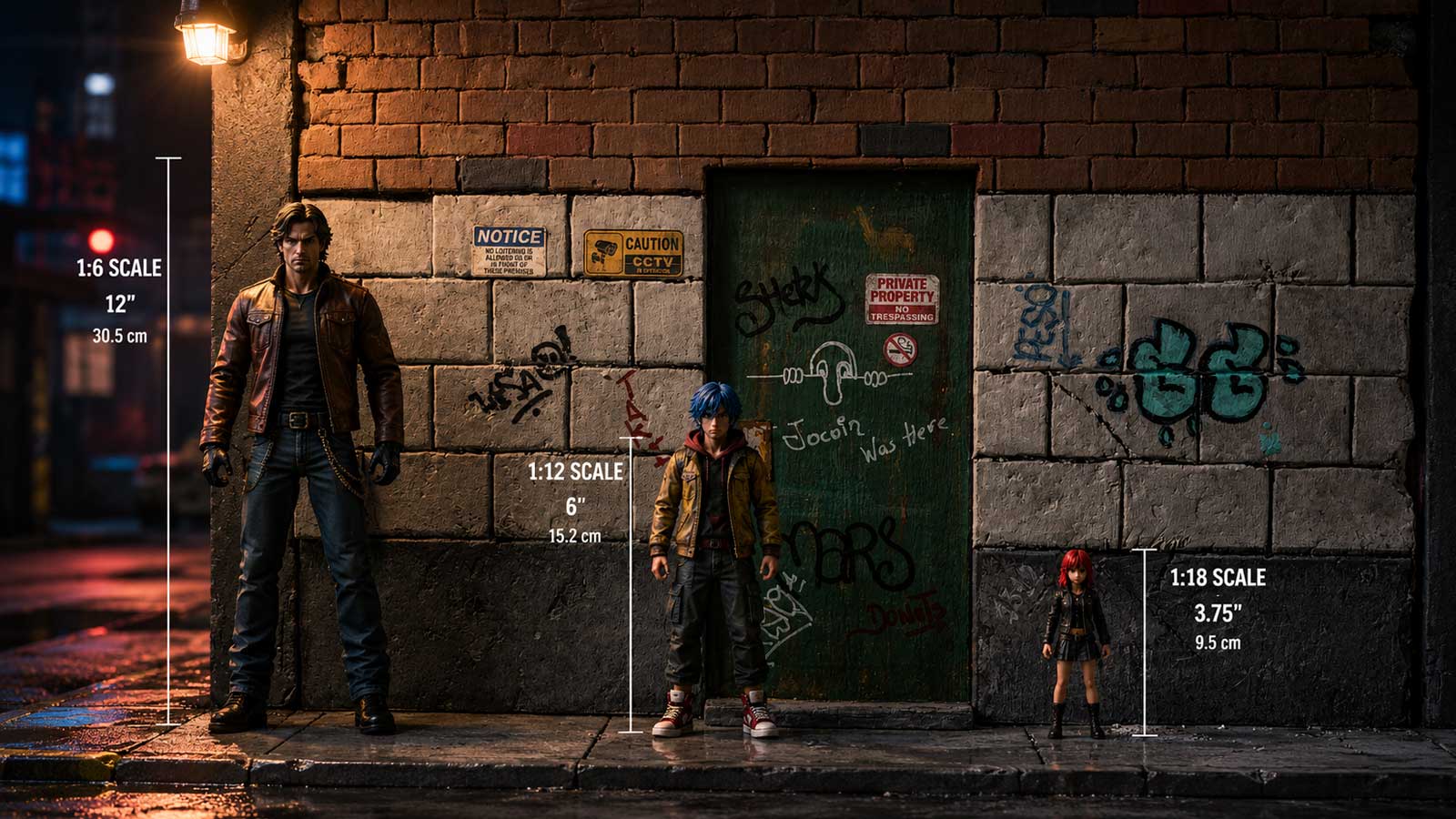 Action-figure-diorama-scale-comparison-for-collector-displays Action figure diorama scale comparison for collector displays