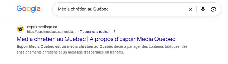 Espoir-Media-Google-search-results-for-free-Christian-resources-in-Quebec Espoir Media Google search results for free Christian resources in Quebec